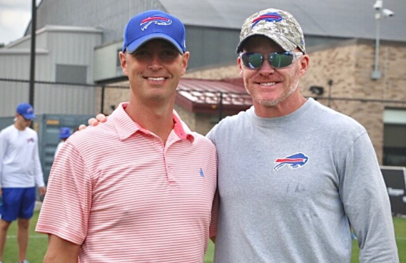 NFL coach of the year Sean McDermott.